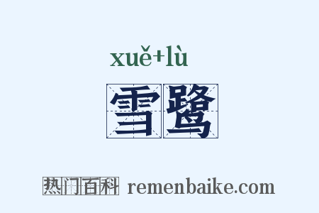 雪鹭是什么意思的图片